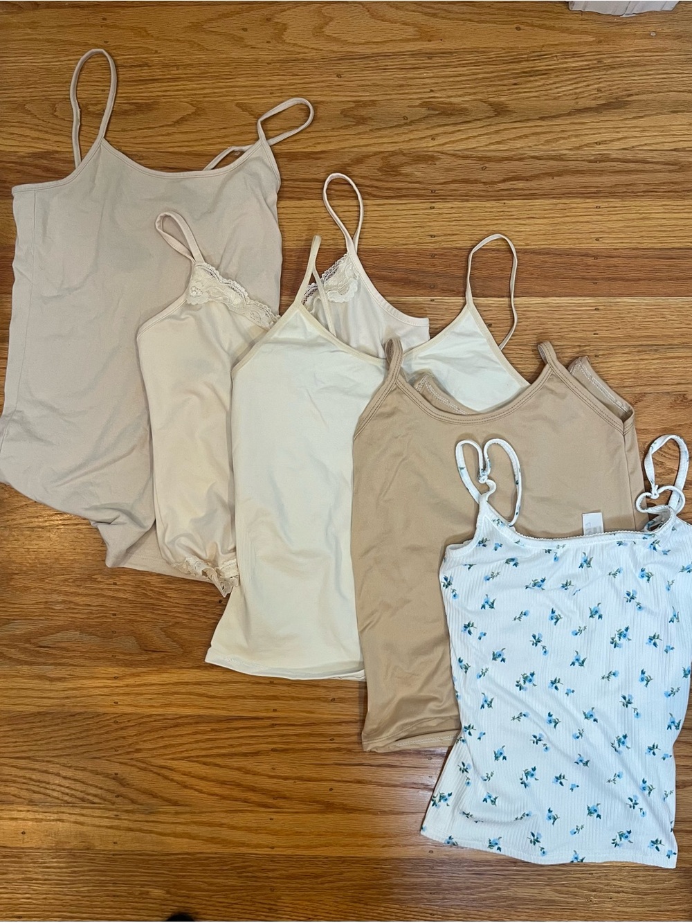 Women’s Neutral & Floral Cami Tank Top Set